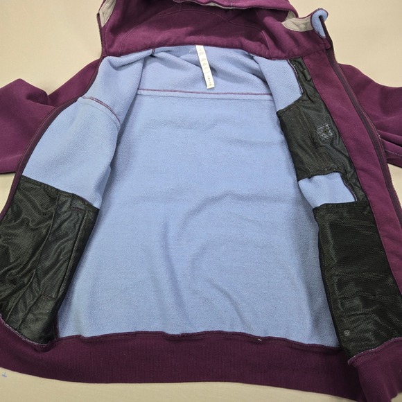 Lululemon Athletica Men's XL Purple Full Zip Hoodie Jacket Fleece Lined - Picture 5 of 10